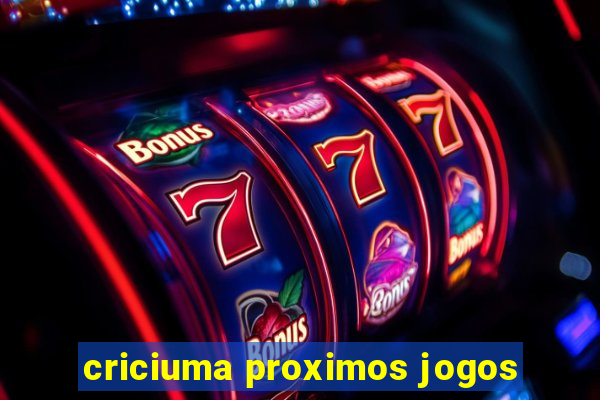 criciuma proximos jogos